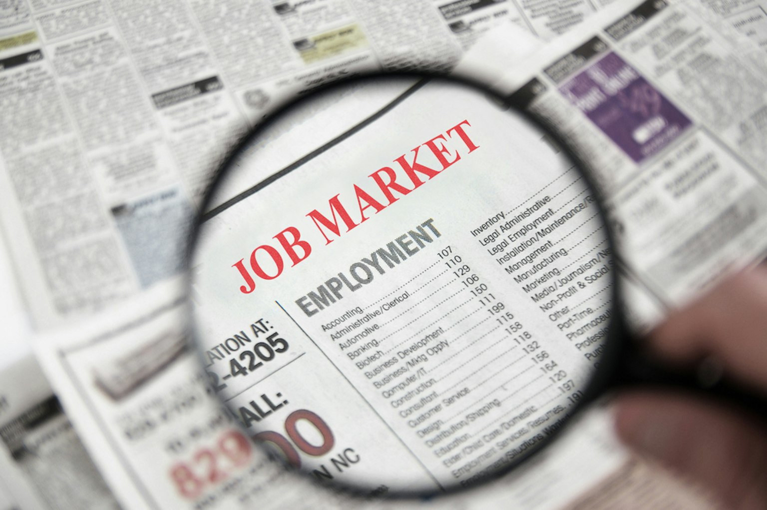 Job market job posting